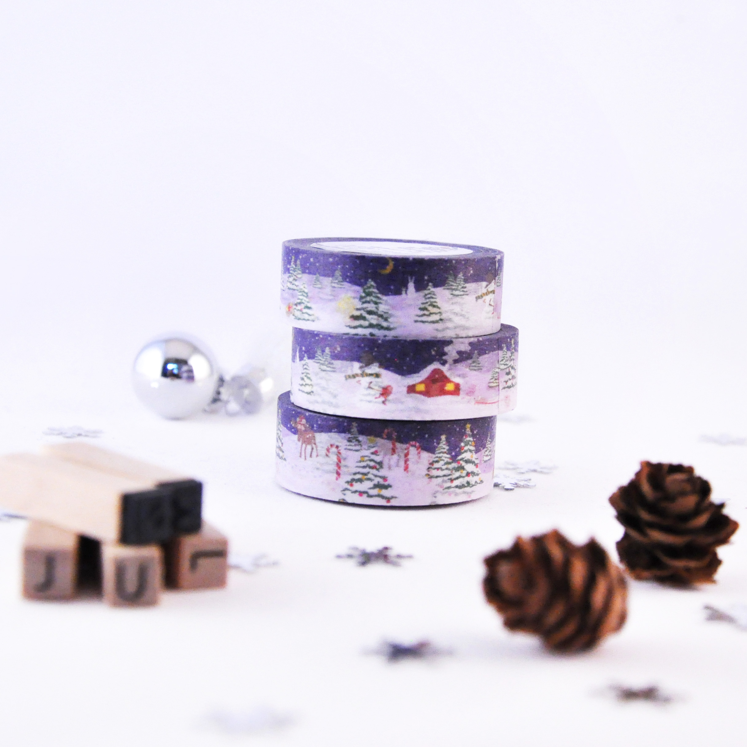 Winter Wonderland Washi Tape - Design by Willwa
