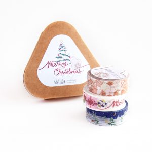 Holiday Washi Tape Gift Box - Design by Willwa