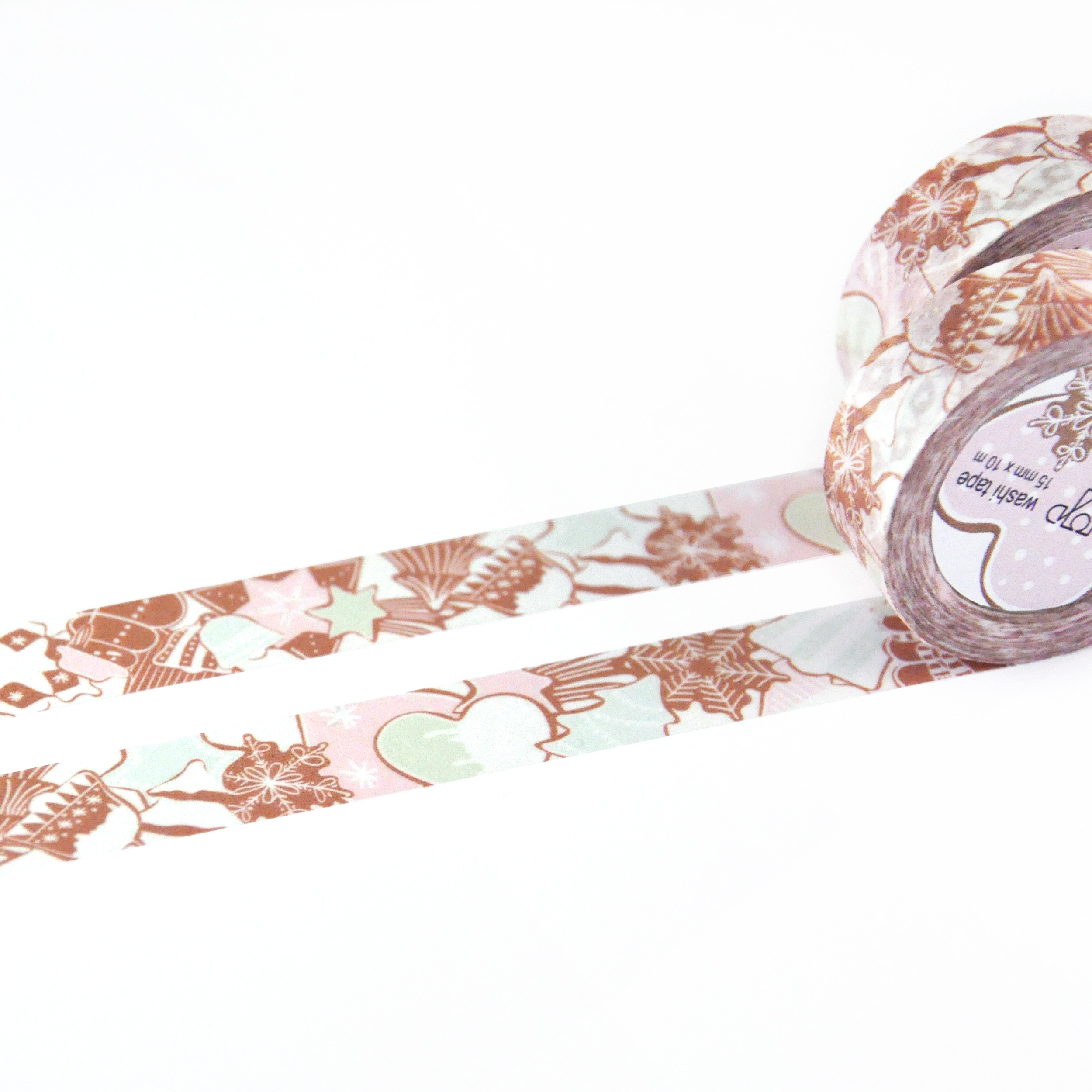 Gingerbread Cookies Washi Tape - Design by Willwa