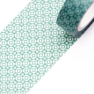 Green Mosaic Washi Tape - Design by Willwa