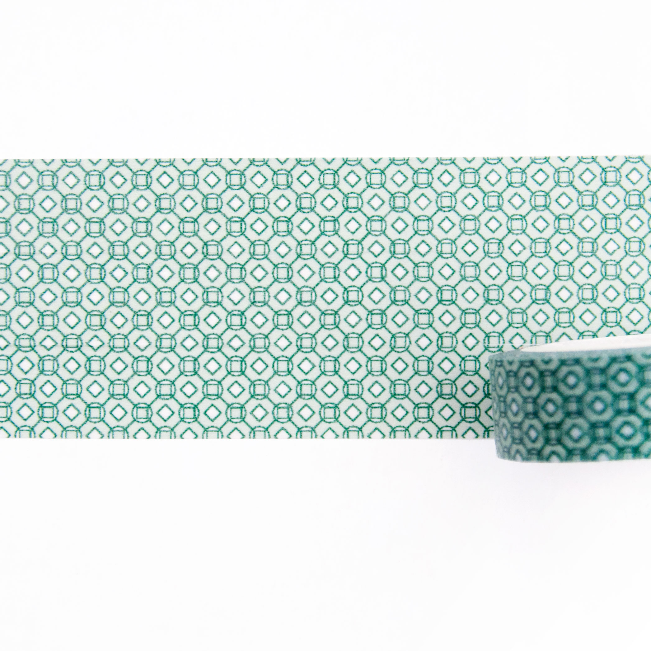 Green Mosaic Washi Tape - Design by Willwa