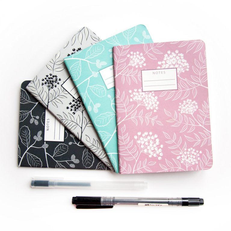 A6 Notebook Gray & Black Willwa