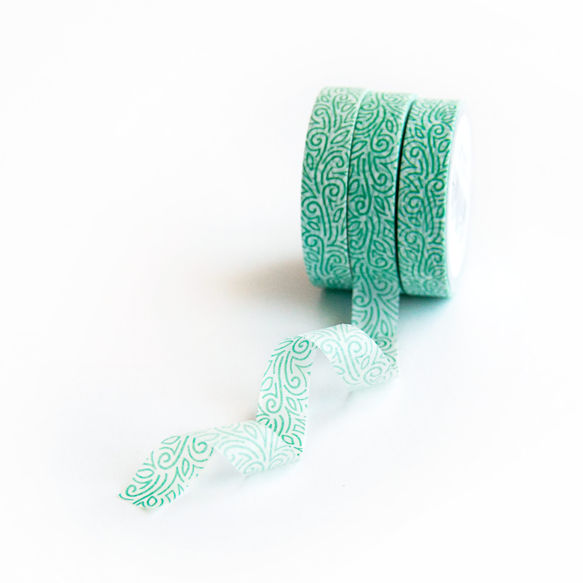Green Rivendell Washi Tape - Design by Willwa