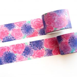 Ocean of Flowers Washi Tape - Design by Willwa