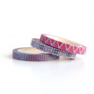 Slim Graphic washi tape set 2