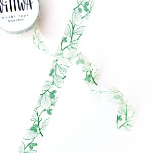 Alder Cones Washi Tape - Design by Willwa