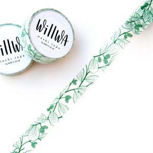Alder Cones Washi Tape - Design by Willwa