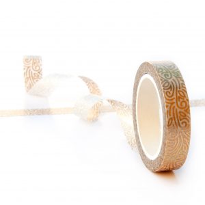 Gold Rivendell Washi Tape - Design by Willwa
