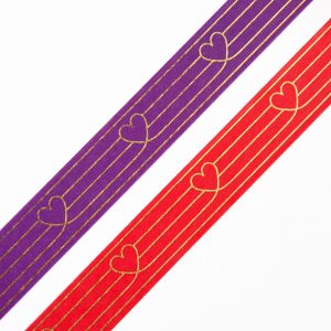 Red & Purple Heart to Heart Design by Willwa