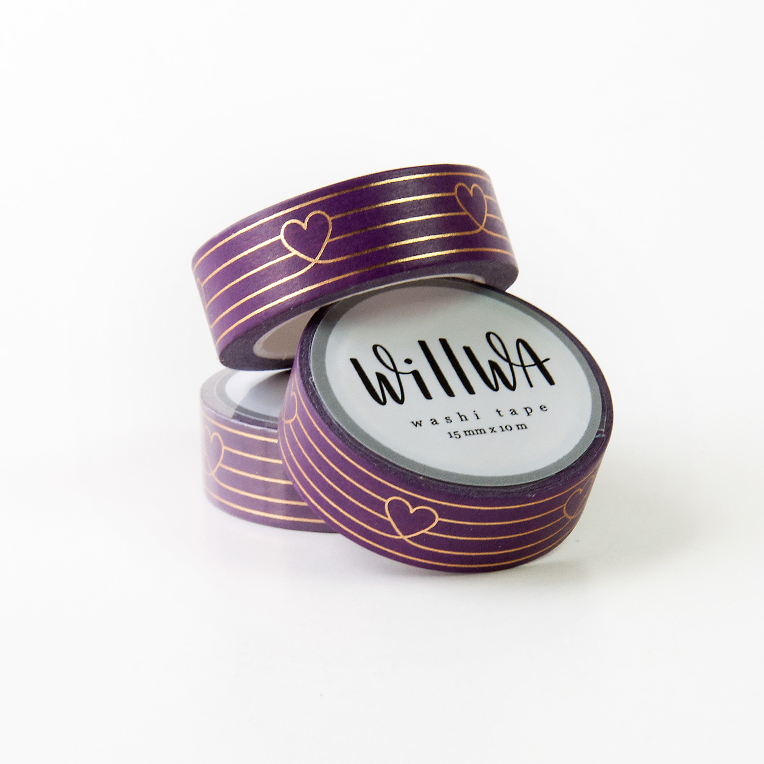 Purple Heart to Heart Design by Willwa