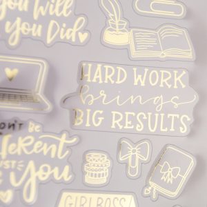 Daily Work Motivation Sticker Sheet Design by Willwa