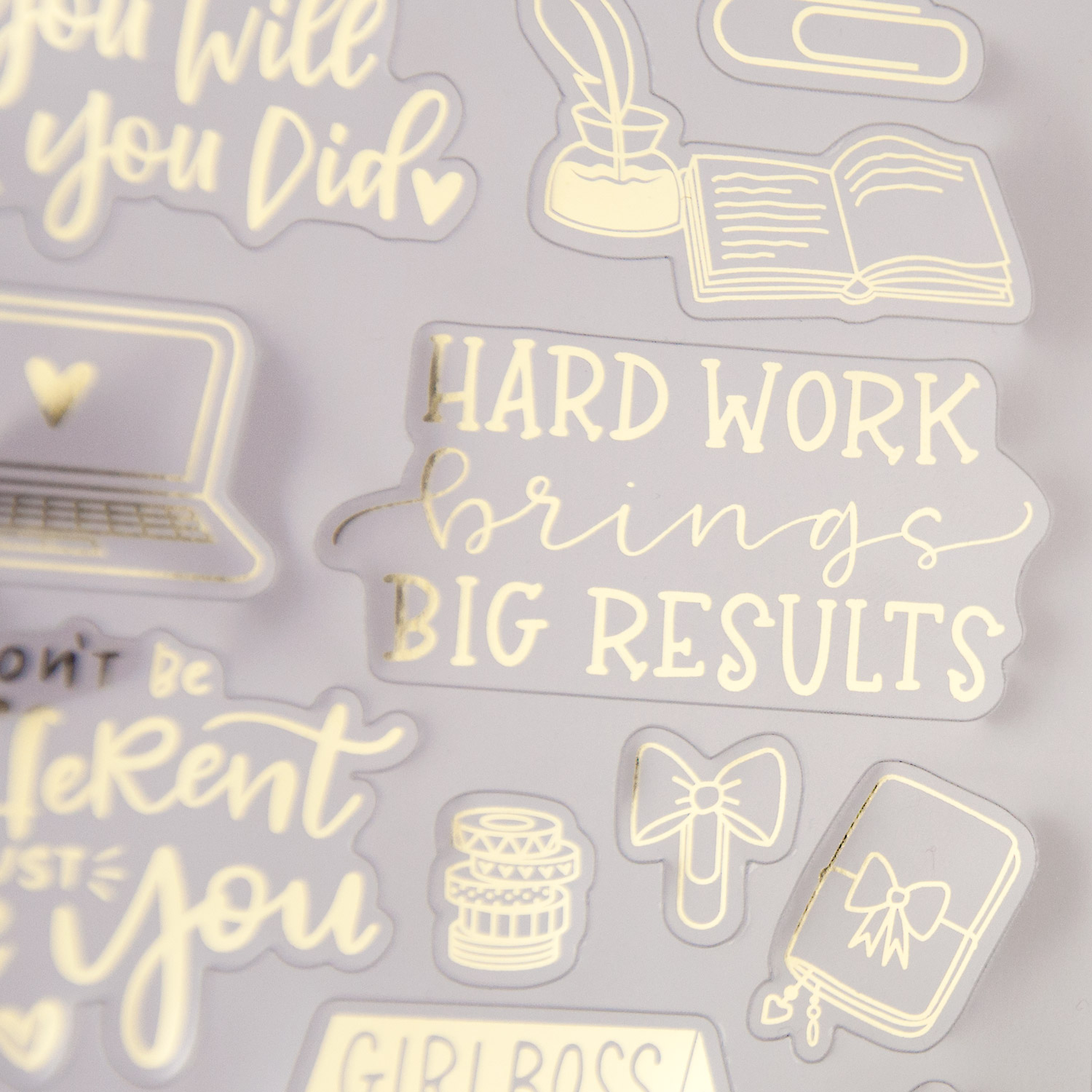 Daily Work Motivation Sticker Sheet Design by Willwa