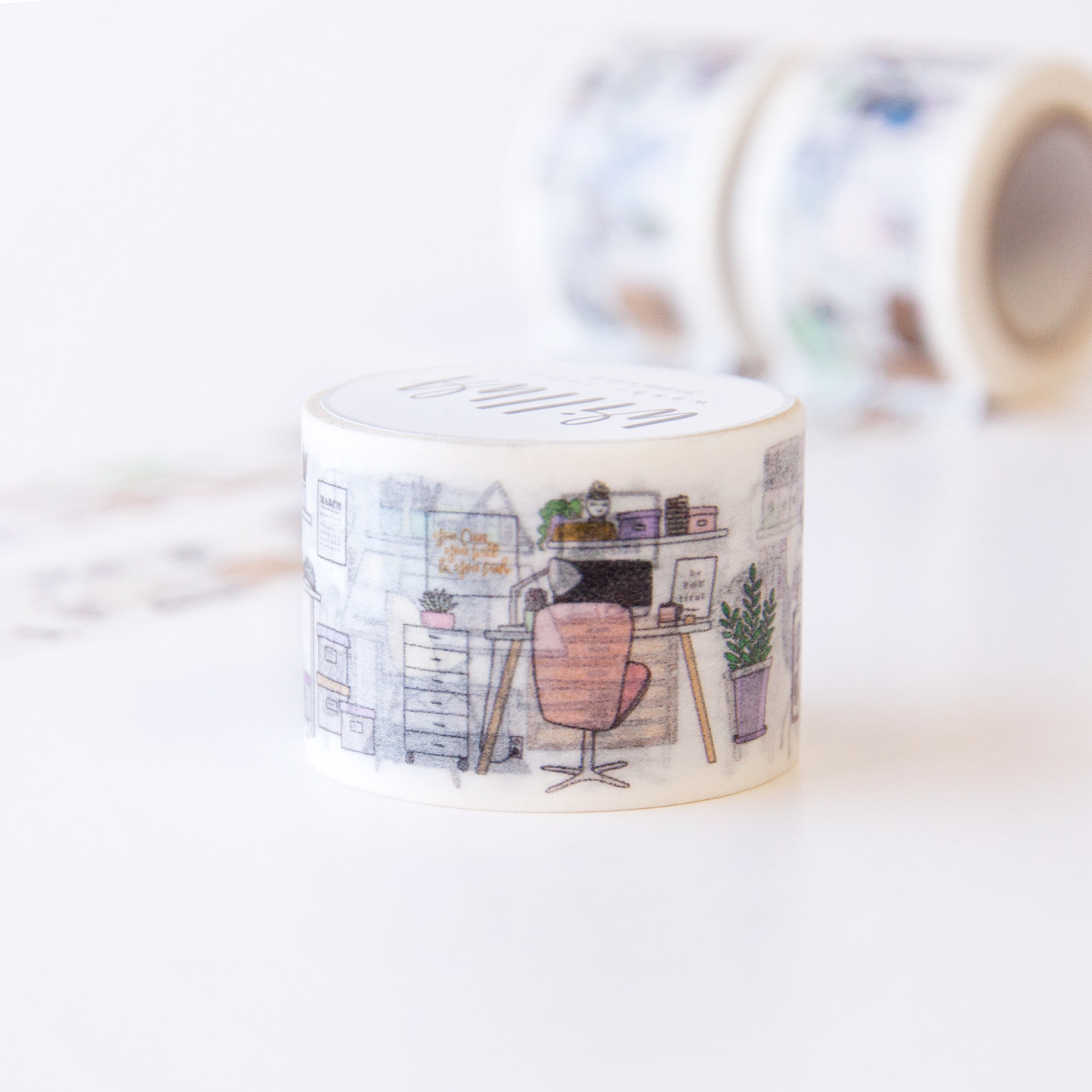 Where I Work Washi Tape - Design by Willwa