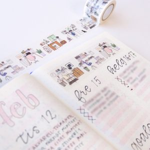 Where I Work Washi Tape - Design by Willwa