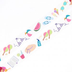 Beach Necessities Washi Tape - Design by Willwa