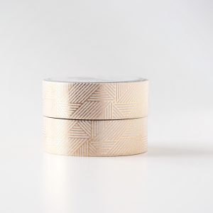 Gold Linjar Spiral washi tape design by Willwa 6