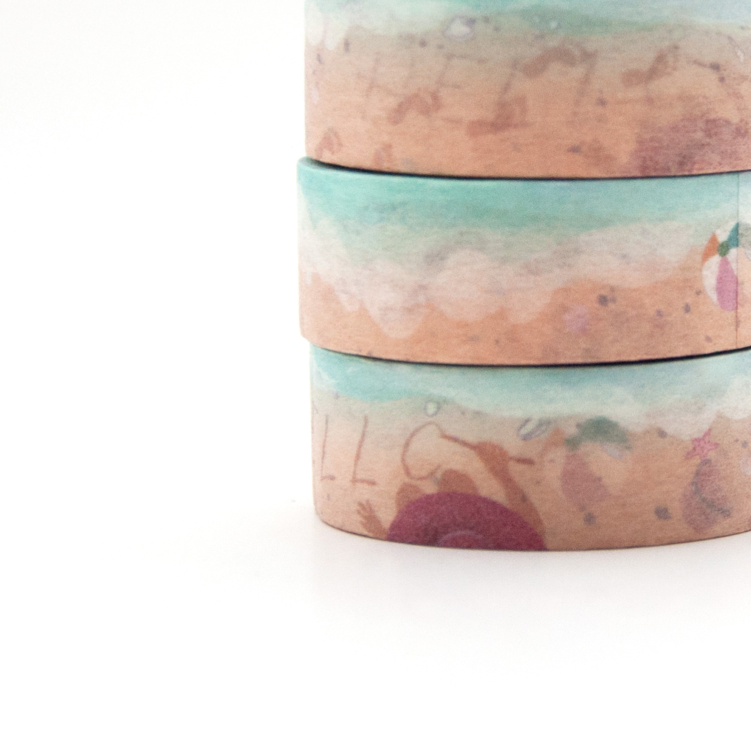 Serene Waves Washi Tape - Design by Willwa