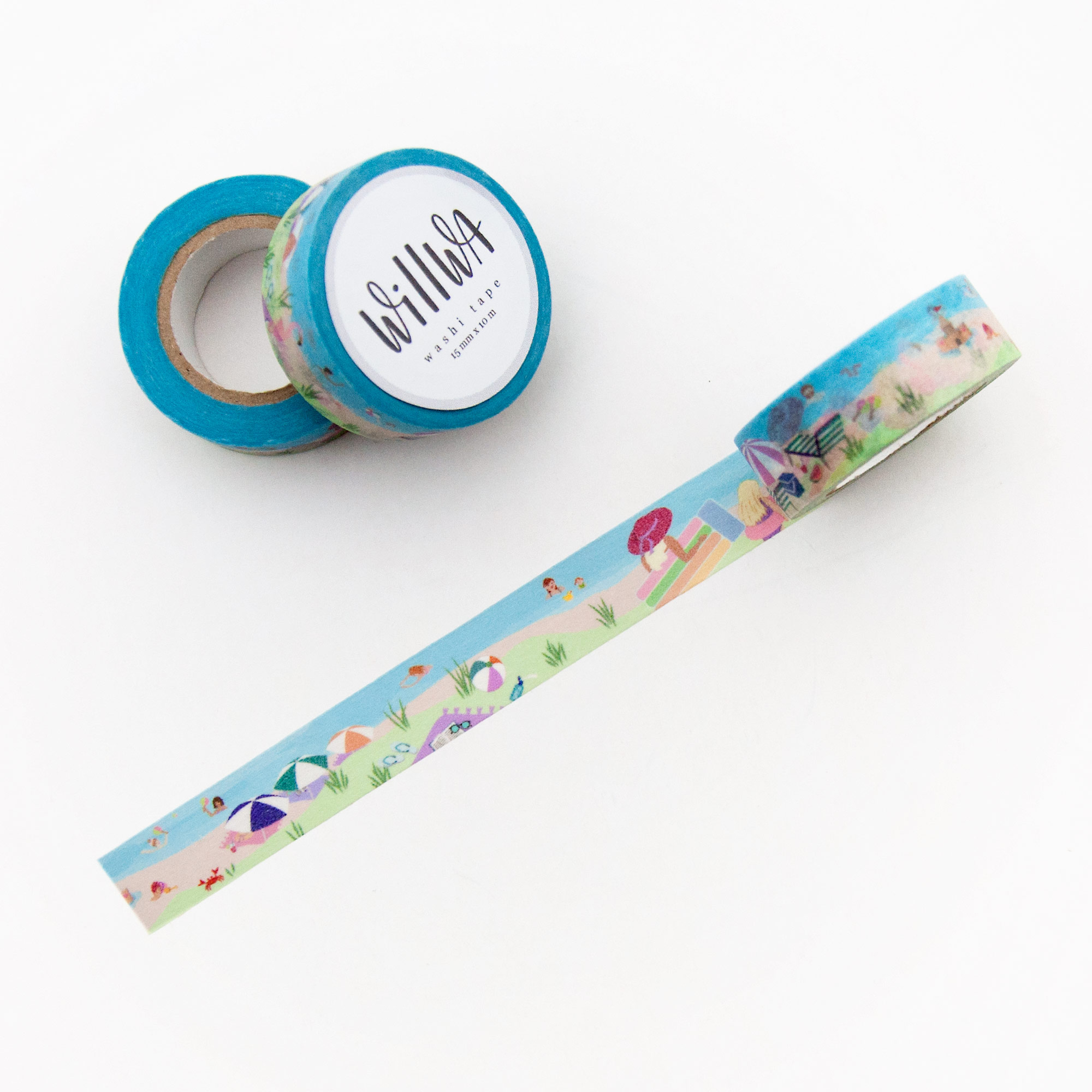 To the Beach Washi Tape - Design by Willwa