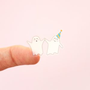 A Night with Ghosts Sticker Sheet - Design by Willwa
