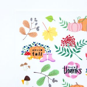 Fall in Love with Fall Stickers - Design by Willwa