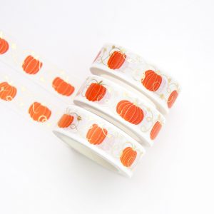 Gilded Pumpkins Washi Tape - Design by Willwa