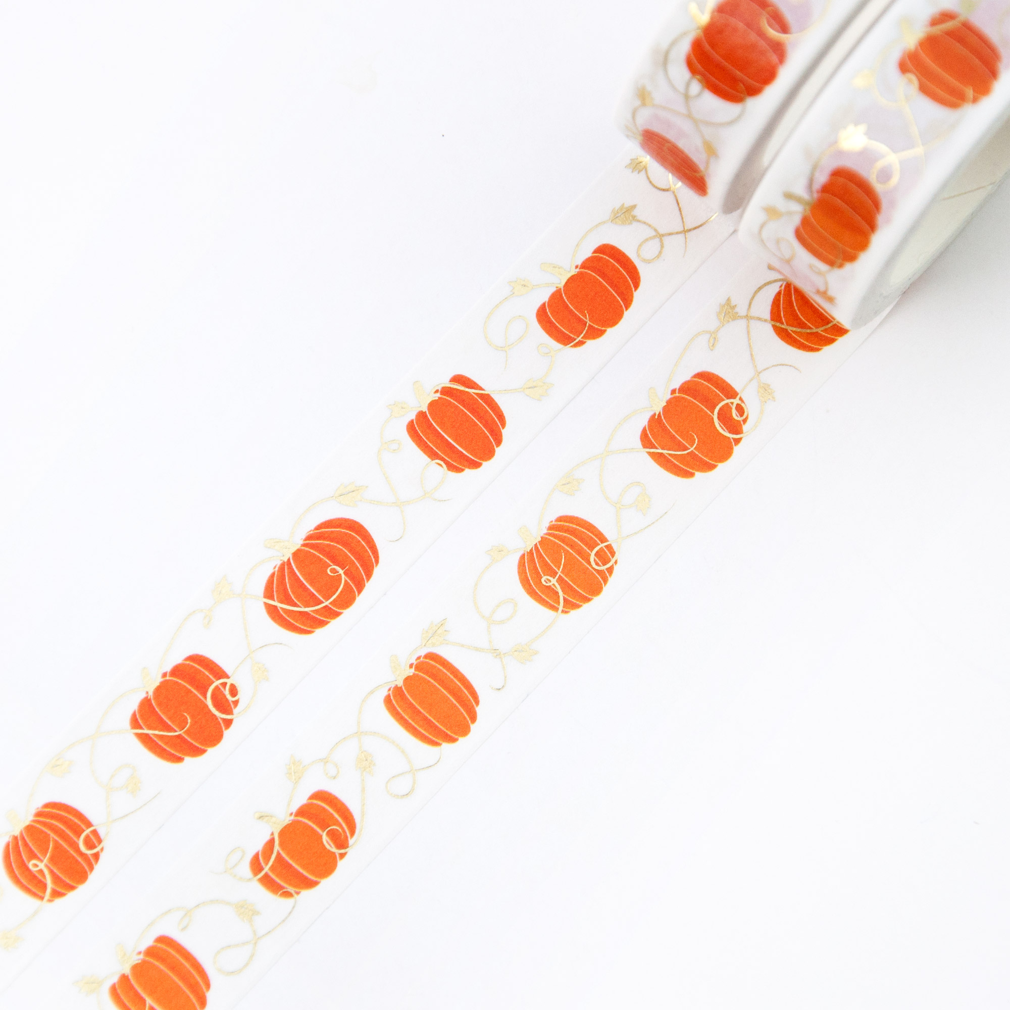 Gilded Pumpkins Washi Tape - Design by Willwa