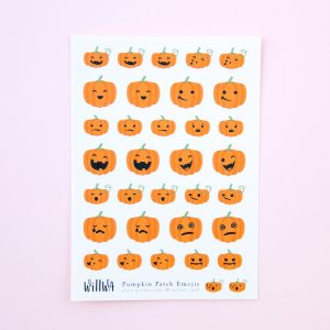 Pumpkin Patch Emojis Stickers - Design by Willwa