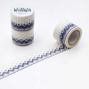 Knitted Border Washi Tape - Design by Willwa