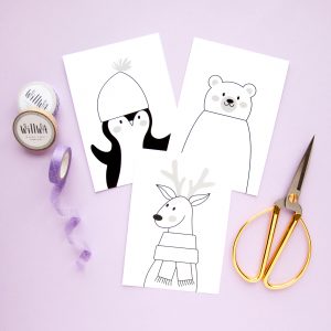 Creative Cards - Cute Animals - Design by Willwa