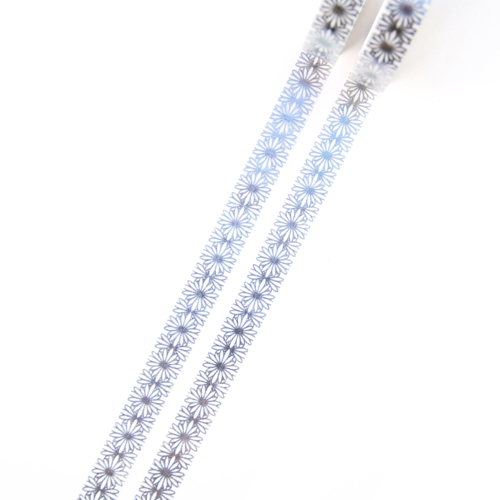 Silver Flora Lace Washi Tape - Design by Willwa