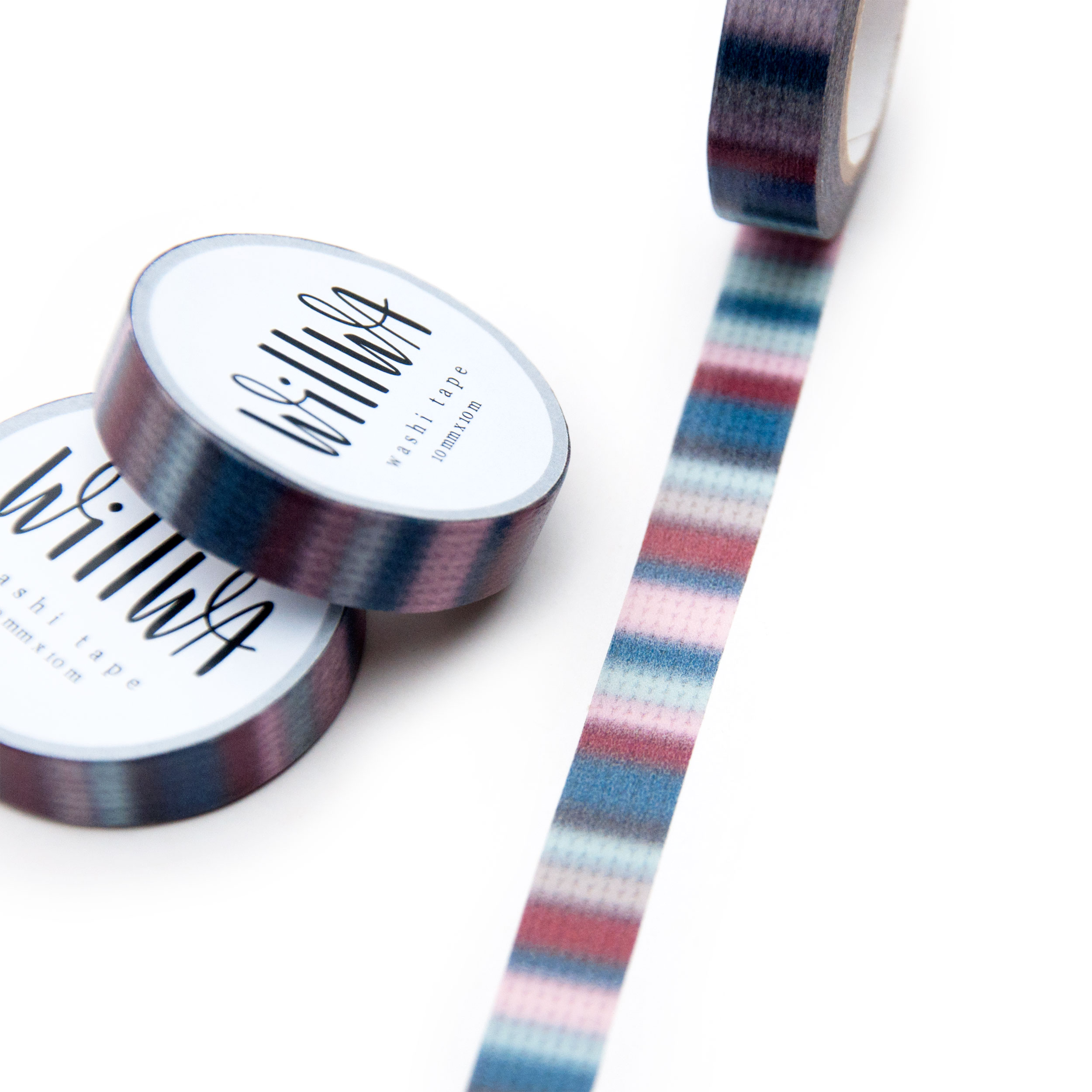Striped Scarf Washi Tape - Design by Willwa