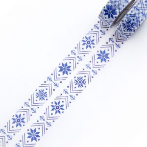 Swedish Knitted Stars Washi Tape - Design by Willwa