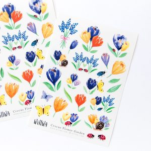 Crocus Flower Garden Stickers - Design by Willwa