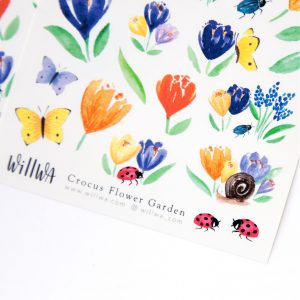 Crocus Flower Garden Stickers - Design by Willwa