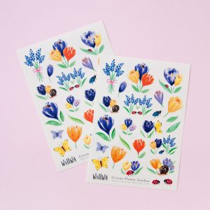 Crocus Flower Garden Stickers - Design by Willwa