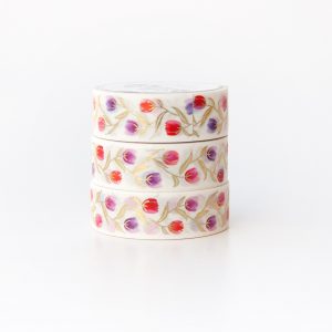 Dainty Tulips Washi Tape - Design by Willwa
