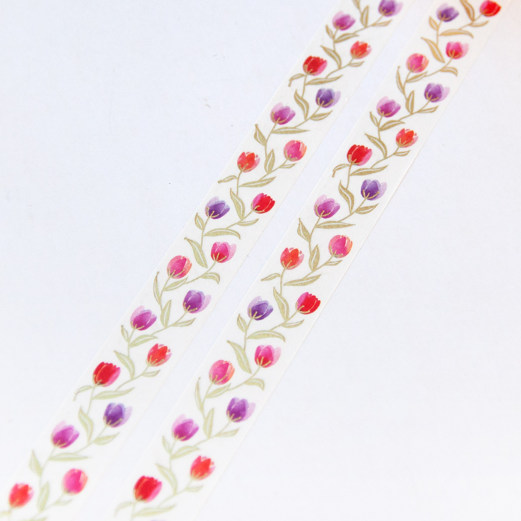 Dainty Tulips Washi Tape - Design by Willwa