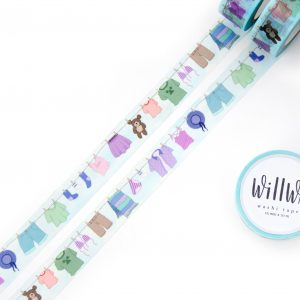 Laundry Line Washi Tape - Design by Willwa