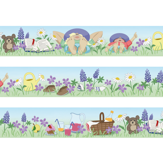 Resting in the Grass Washi Tape - Design by Willwa