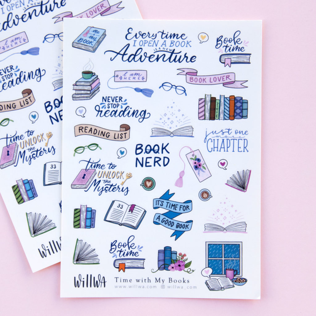 Time Sticker Book Time with My Books - Willwa