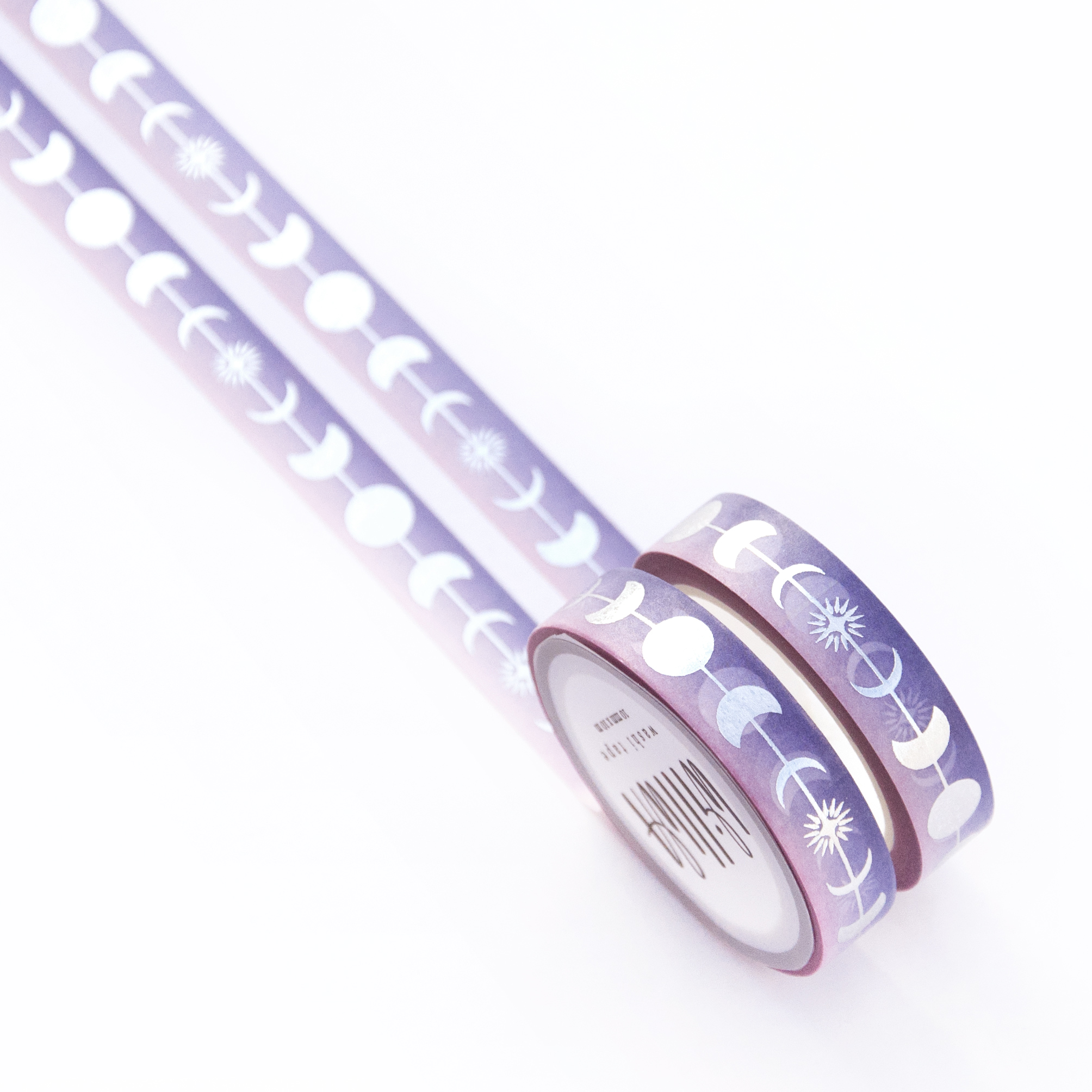 Silver Luna Weather Washi Tape - Design by Willwa