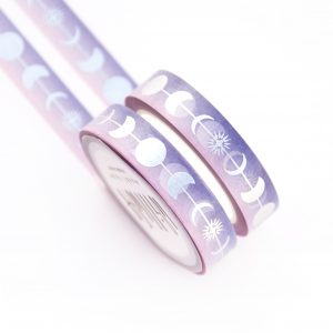 Silver Luna Weather Washi Tape - Design by Willwa