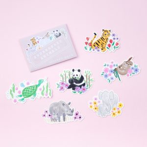 Endangered Animals Sticker Pack - Design by Willwa