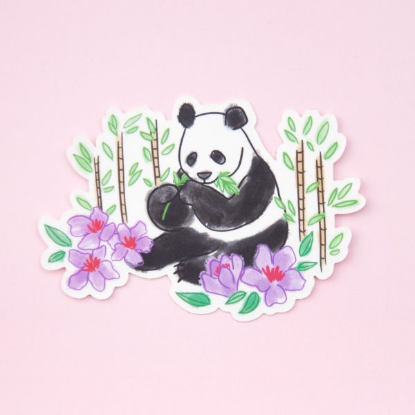 Panda Endangered Animals Sticker Willwa