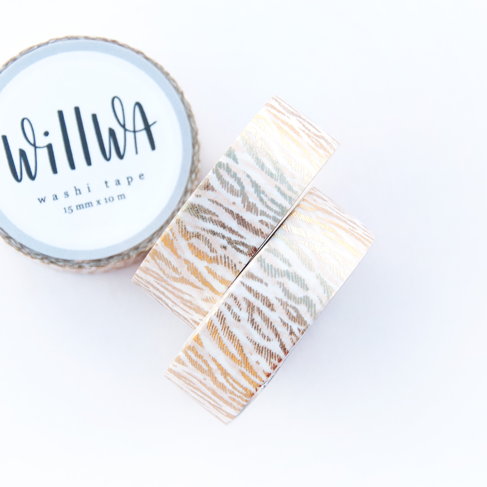 Golden Tiger Fur Washi Tape - Design by Willwa
