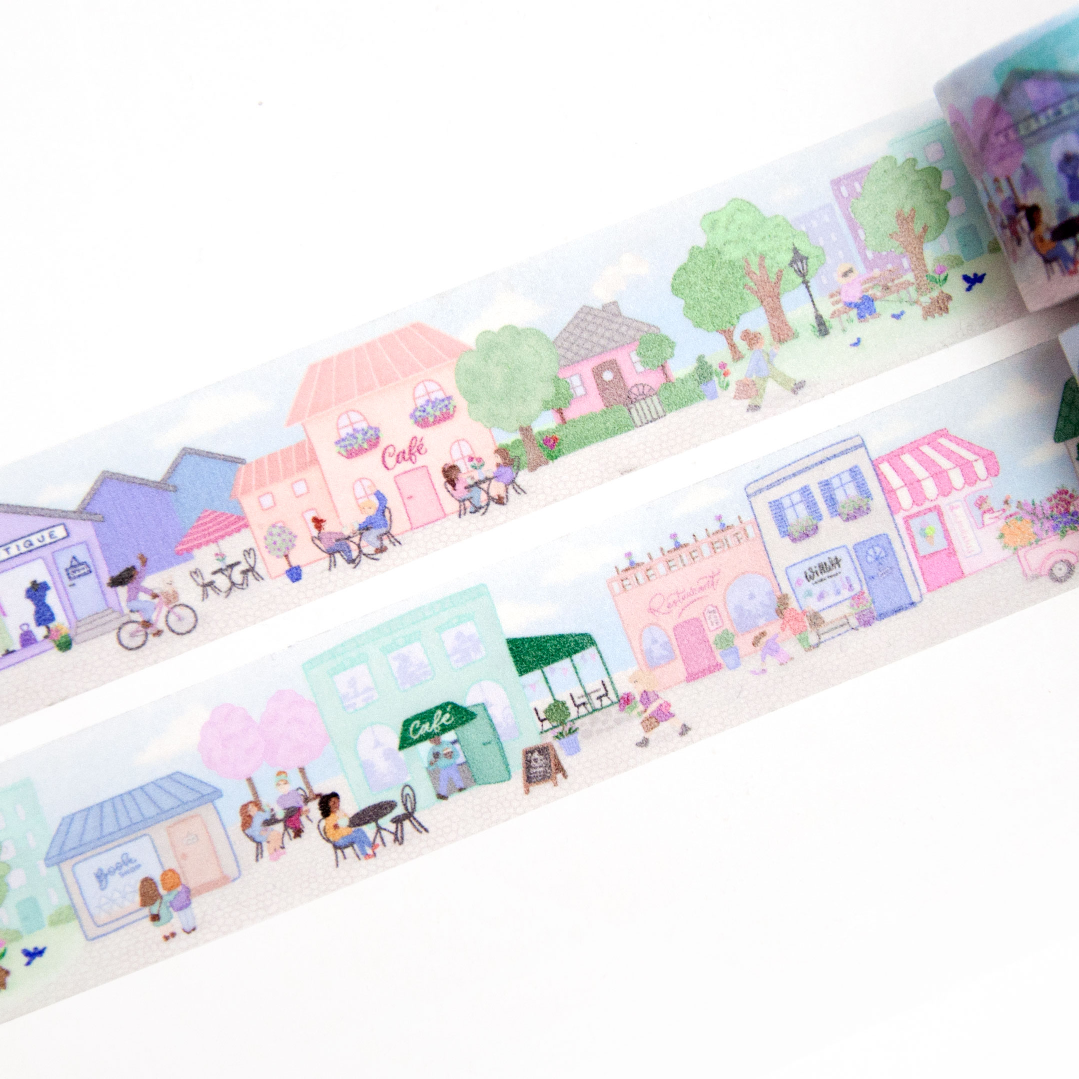 City of Cafes Washi Tape - Design by Willwa