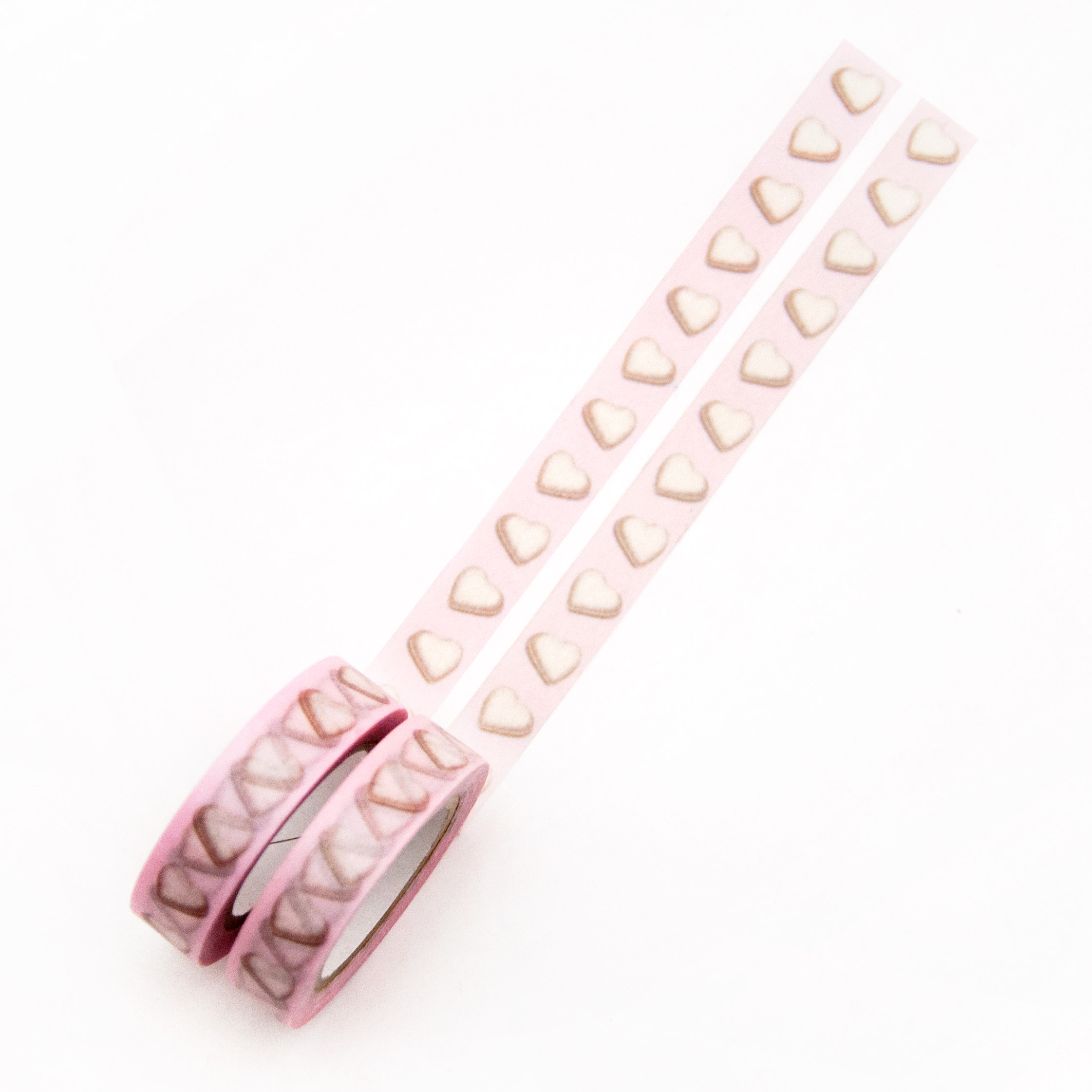 Vanilla Heart Checklist Washi Tape - Design by Willwa