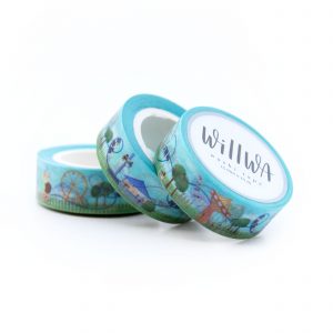 Roller Coaster Washi Tape - Design by Willwa