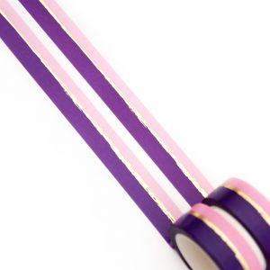 Golden Brush Stroke Washi Tape - Design by Willwa