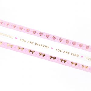 SLIM Love and Bows Washi Tape - Design by Willwa